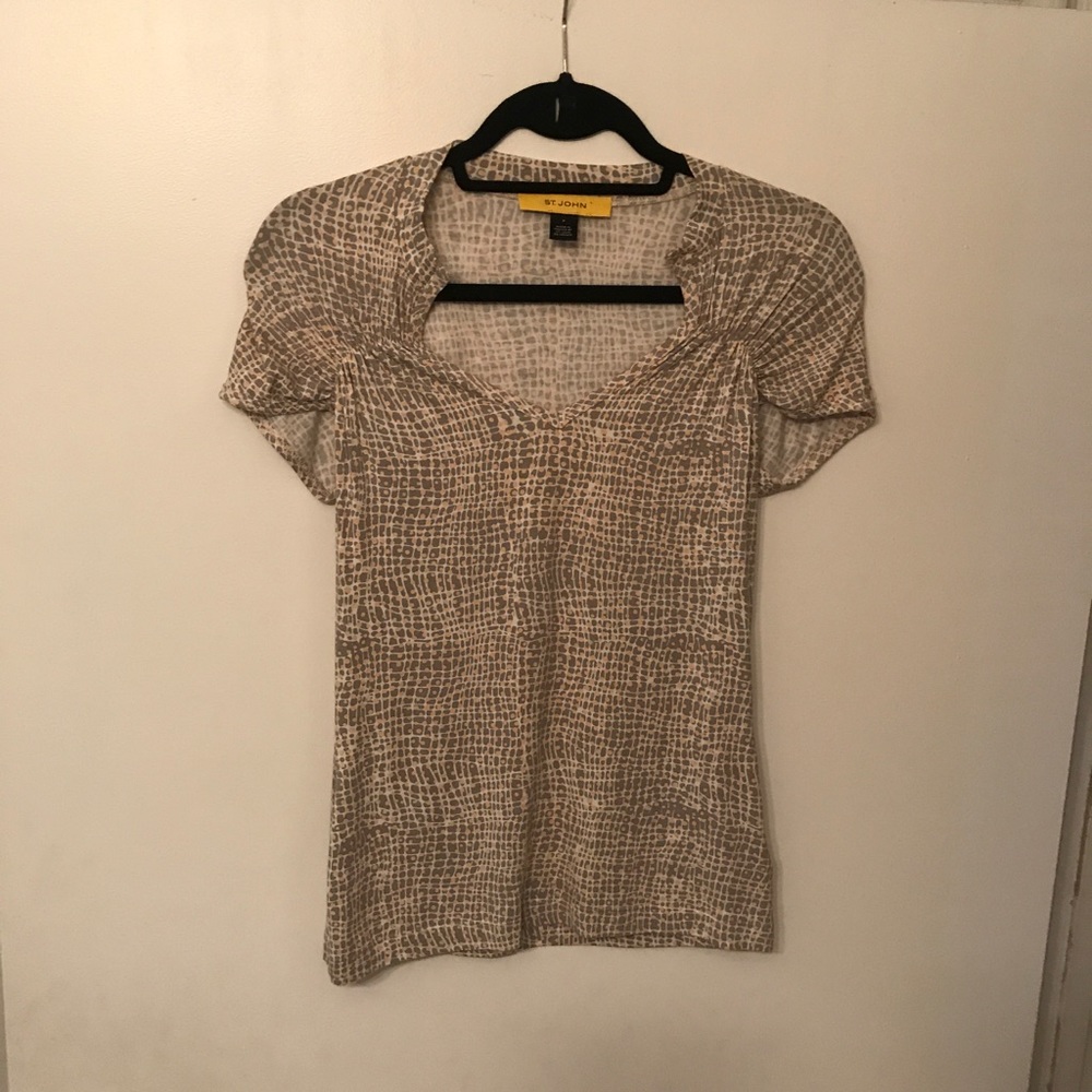 St. John blouse SZ Petite
